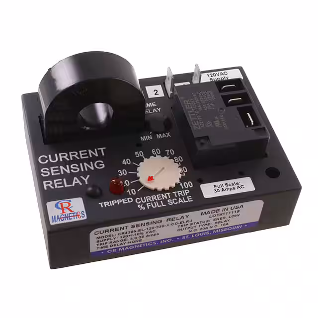 CR4395-EL-120-330-X-CD-ELR-I CR Magnetics Inc. Moniteur - Sortie relais
